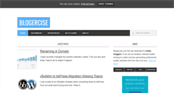 Desktop Screenshot of blogercise.com